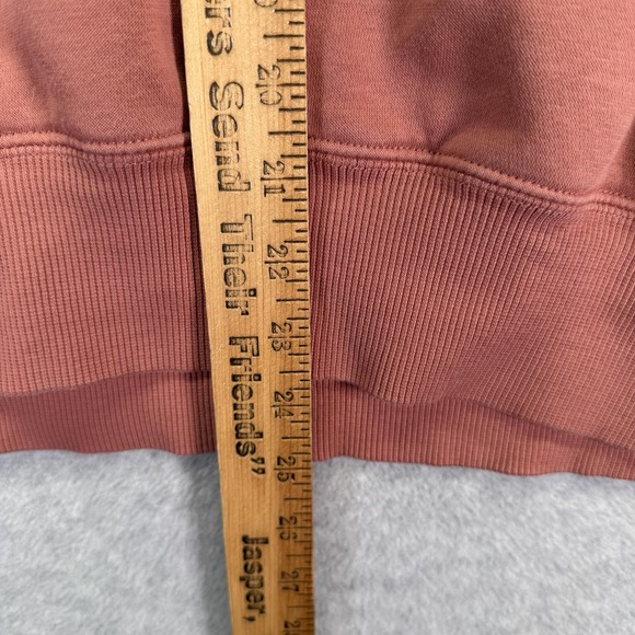 Nike Hoodie Womens Medium Red Phoenix Fleece Oversized Pullover Center Swoosh - Picture 4 of 8